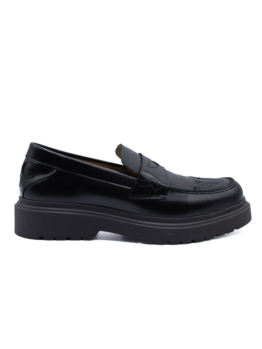 SKULL LOAFERS BLACK