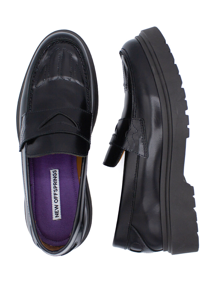 SKULL LOAFERS BLACK